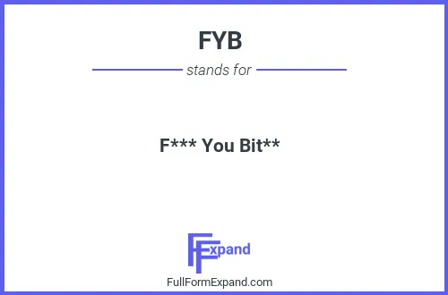Full form of FYB