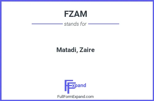 Full form of FZAM