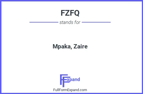 Full form of FZFQ