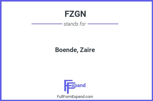 Full form of FZGN