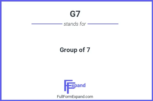 Full form of G7