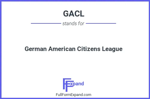 Full form of GACL
