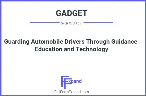 Full form of GADGET
