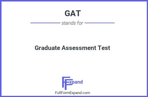 Full form of GAT