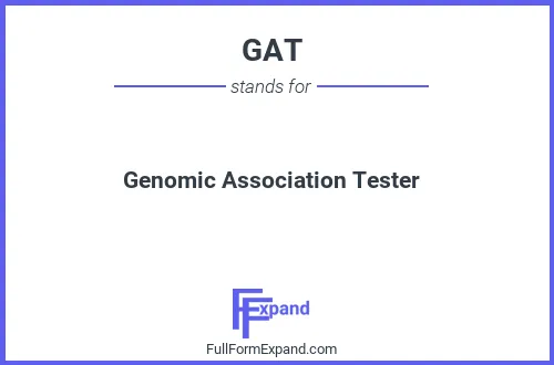 Full form of GAT