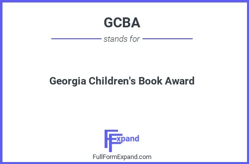 Full form of GCBA