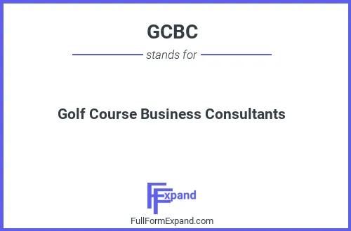 Full form of GCBC