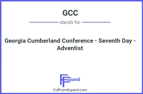 Full form of GCC