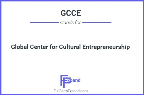Full form of GCCE