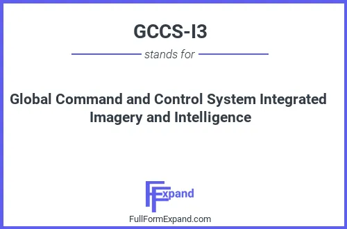 Full form of GCCS-I3