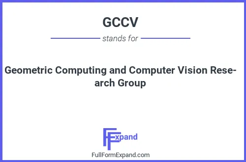 Full form of GCCV