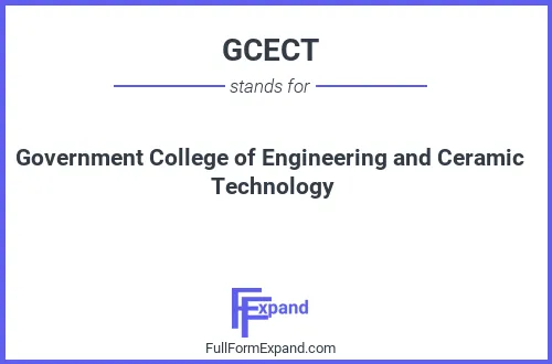 Full form of GCECT