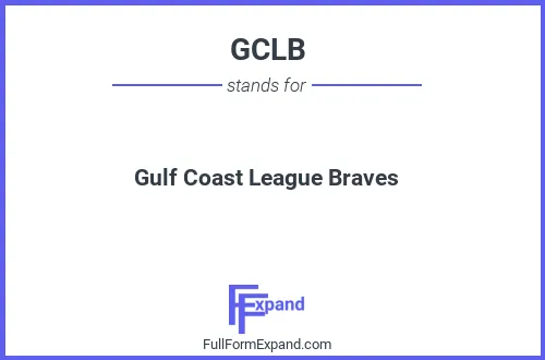 Full form of GCLB
