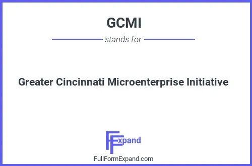 Full form of GCMI