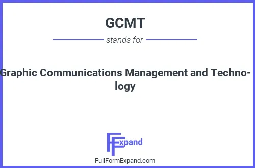 Full form of GCMT
