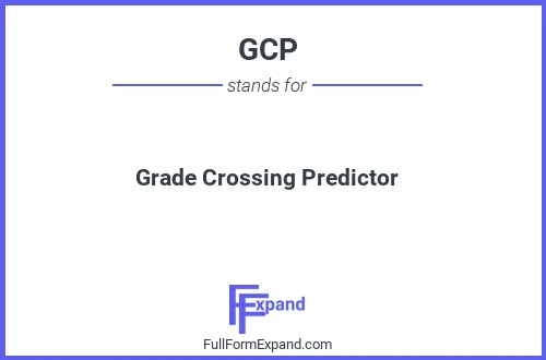 Full form of GCP