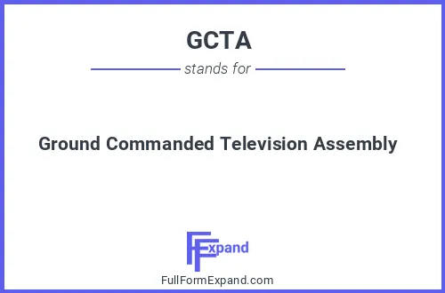 Full form of GCTA