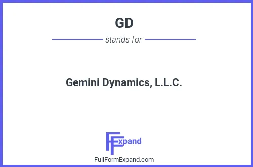 Full form of GD