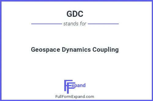Full form of GDC