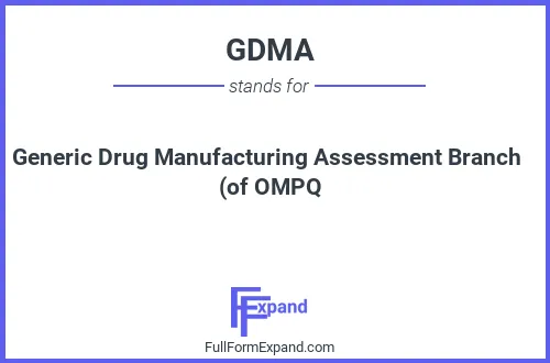 Full form of GDMA