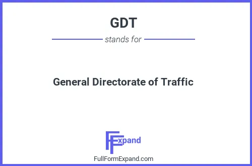 Full form of GDT