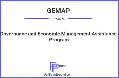 Full form of GEMAP
