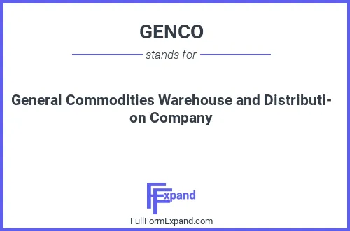 Full form of GENCO