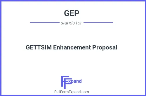 Full form of GEP