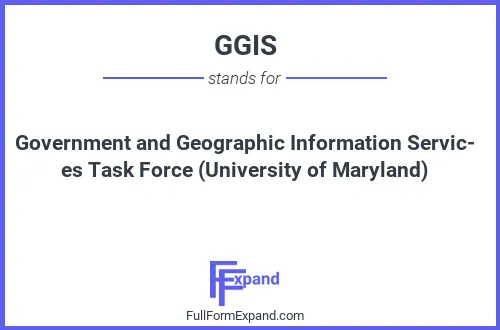 Full form of GGIS