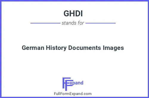 Full form of GHDI