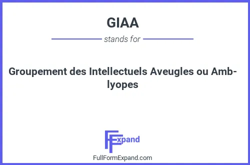 Full form of GIAA