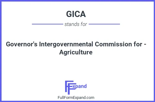 Full form of GICA