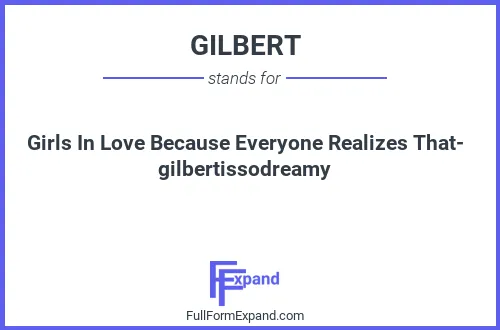 Full form of GILBERT