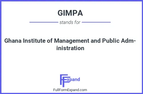 Full form of GIMPA