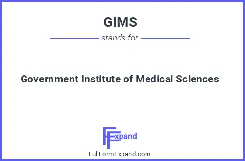 Full form of GIMS