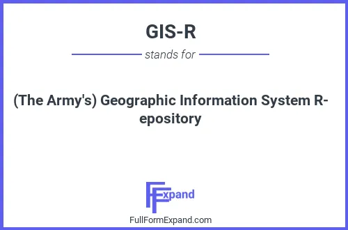 Full form of GIS-R