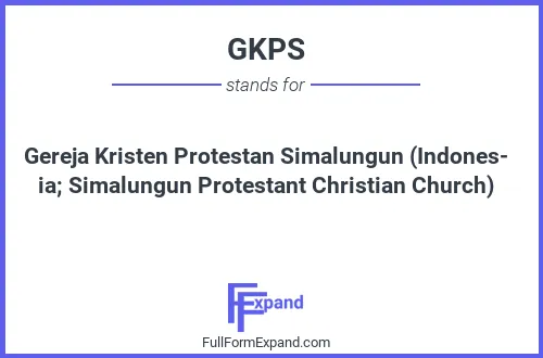 Full form of GKPS