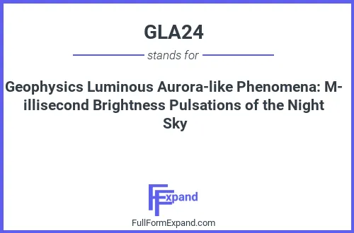 Full form of GLA24