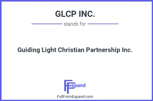 Full form of GLCP INC.
