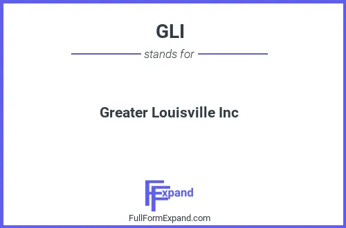 Full form of GLI