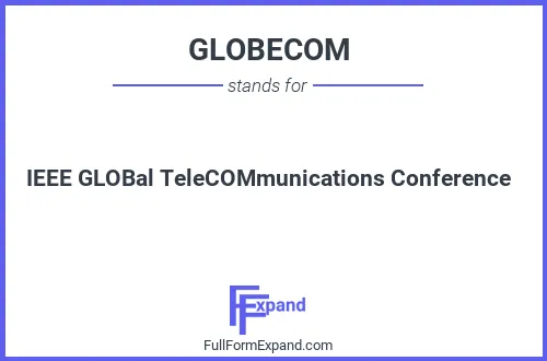 Full form of GLOBECOM