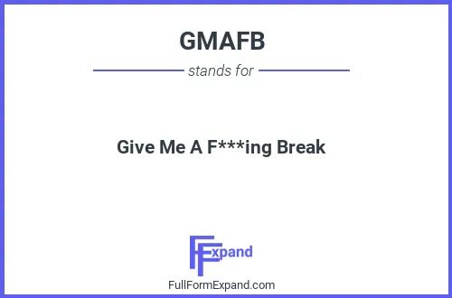 Full form of GMAFB