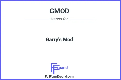Full form of GMOD