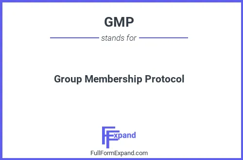 Full form of GMP