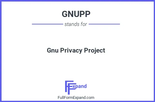 Full form of GNUPP