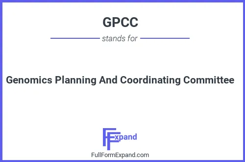 Full form of GPCC