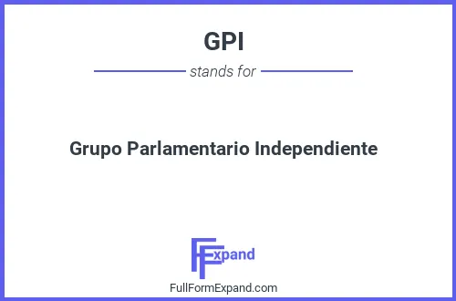 Full form of GPI