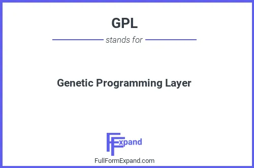 Full form of GPL