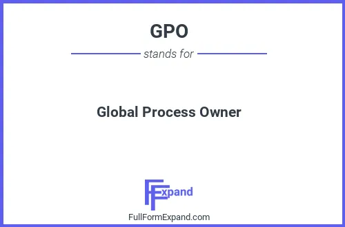 Full form of GPO