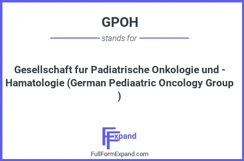 Full form of GPOH